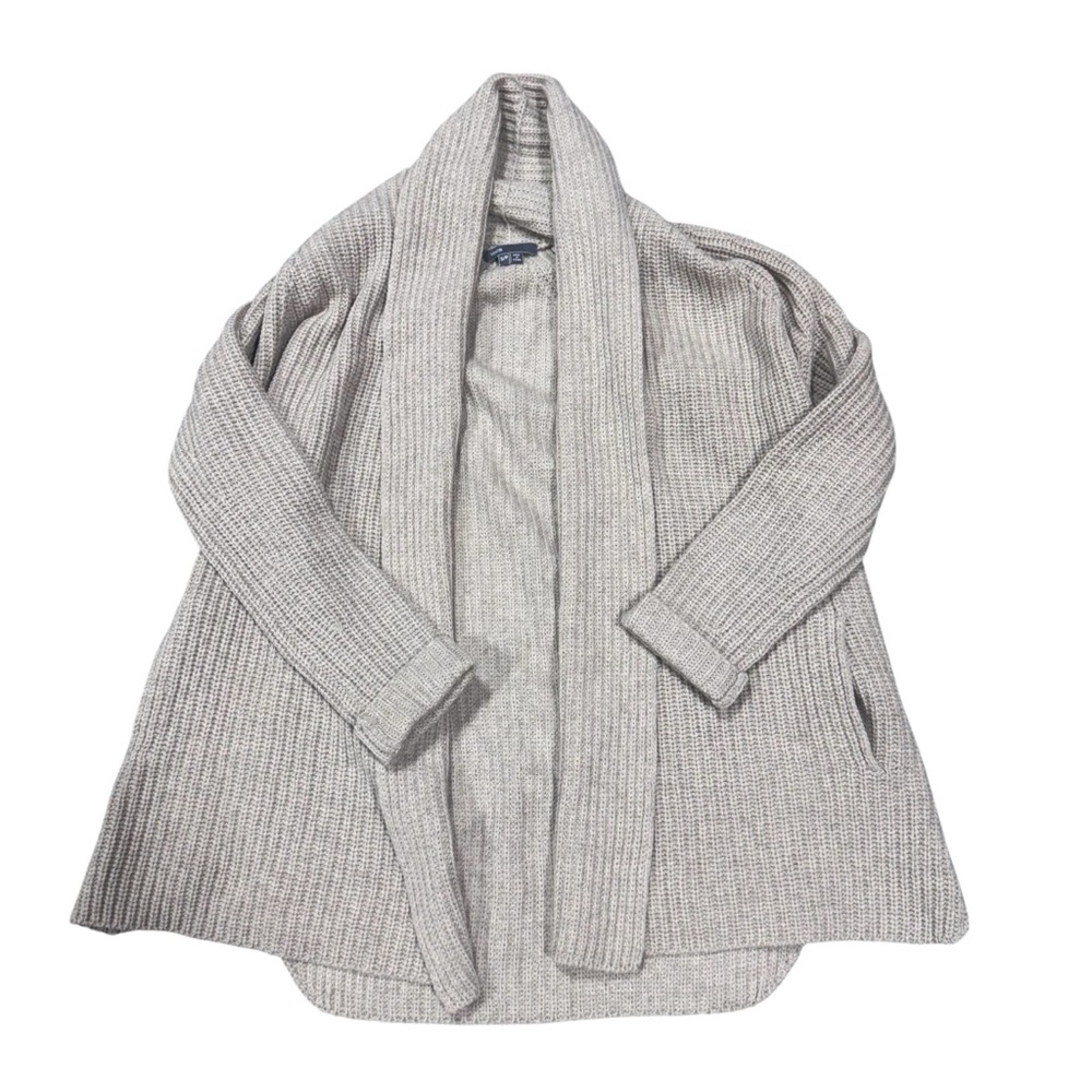 Vince Cream Wool Yak Knit Cardigan Sweater, Size Small, Layering Sweater